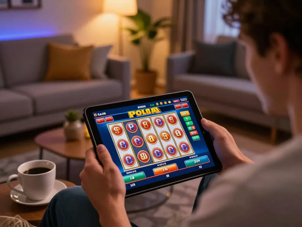 Experience thrilling gameplay with slot pulsa in a cozy home online casino.