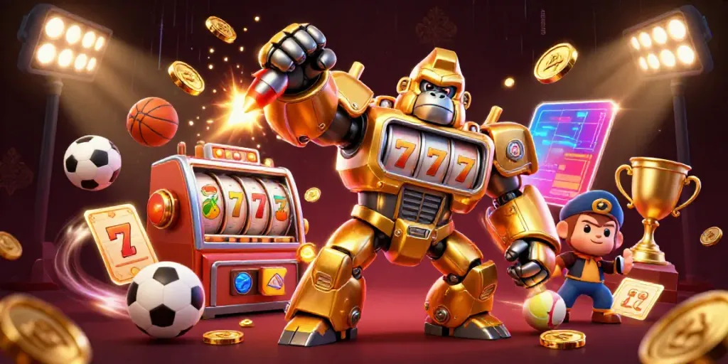 Mengungkap kehebatan slot online dengan mesin gorila emas transformator dan simbol buah yang memukau.