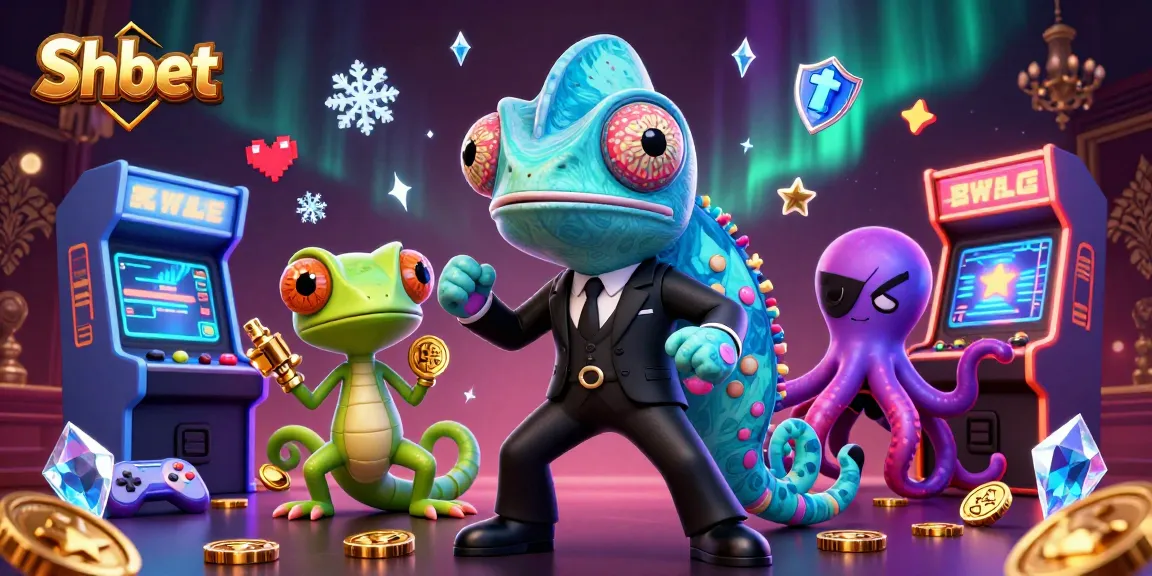 Experience thrilling gameplay at Shbet with dynamic casino characters and vibrant game elements.