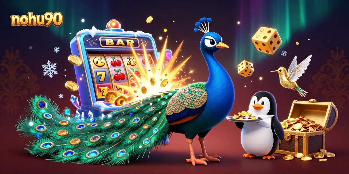 Play dynamic casino games at nohu90 with vibrant characters and exciting slot elements.