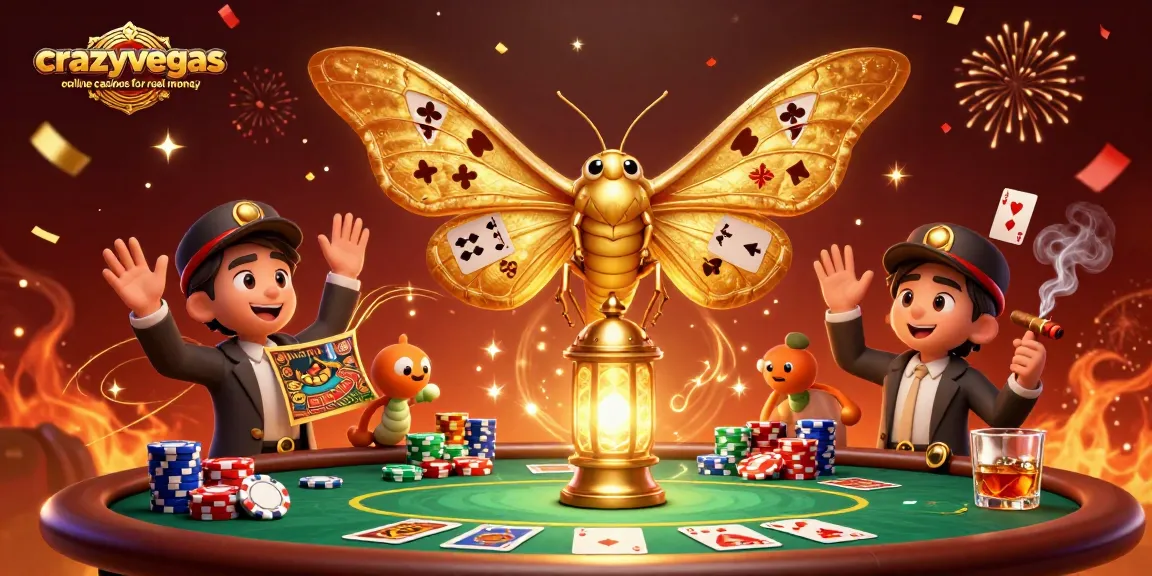 Experience the thrills of crazyvegas online casinos for real money with vibrant casino scenes and playful elements.