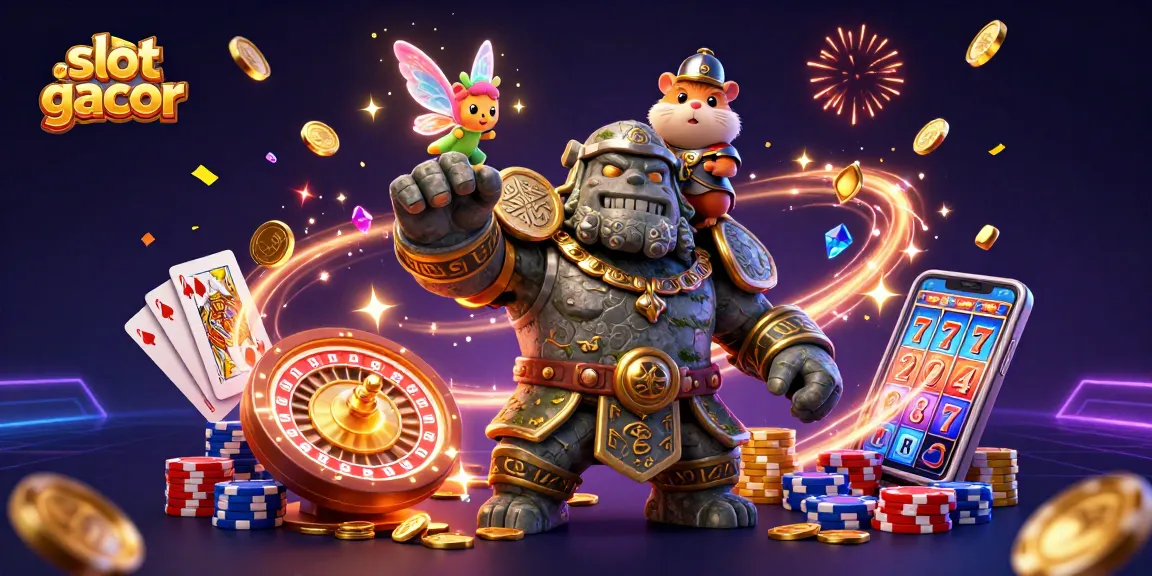 Experience thrilling slot gacor action with dynamic visuals and treasure-filled gaming elements.