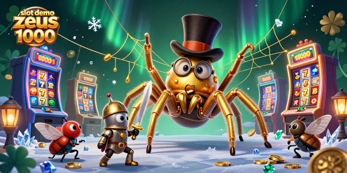 Spin and win with slot demo zeus 1000 as dynamic 3D characters engage in a vibrant casino scene.