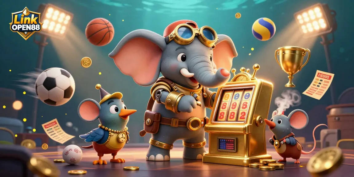 Spin the reels at Link OPEN88 and win big with golden opportunities in this vibrant casino scene.