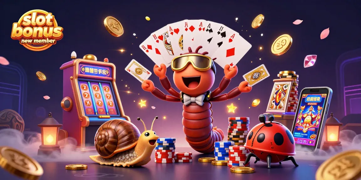 Engage in thrilling gameplay with slot bonus new member, witnessing dynamic 3D characters and slot machine action.