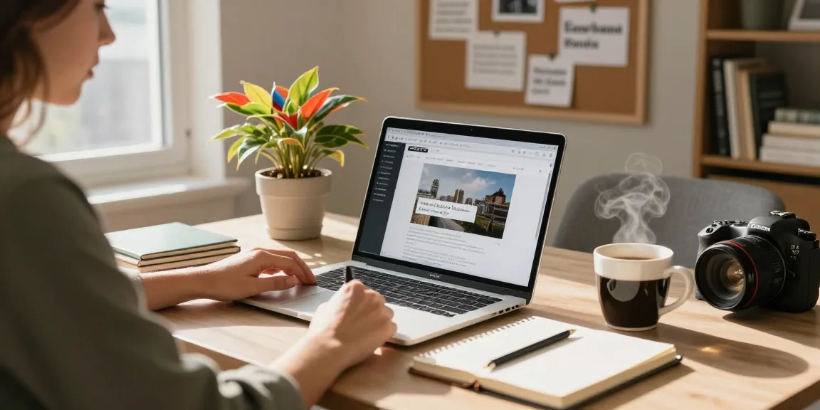 Explore more from our blog in this cozy home office with a writer at work.