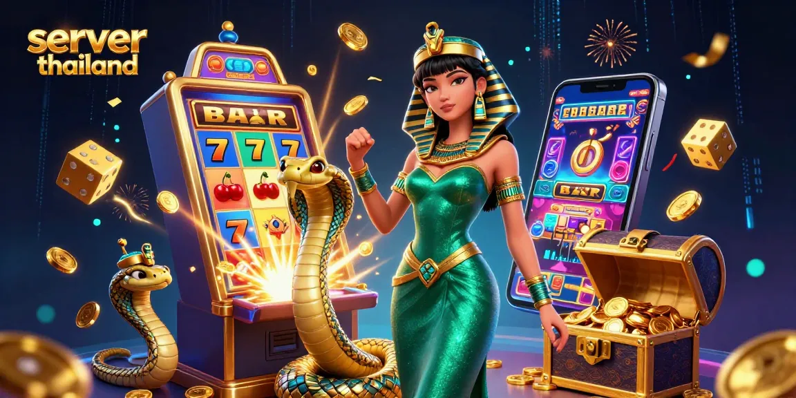 Experience high-stakes gaming with server thailand's vibrant slot machines and exciting jackpot elements.
