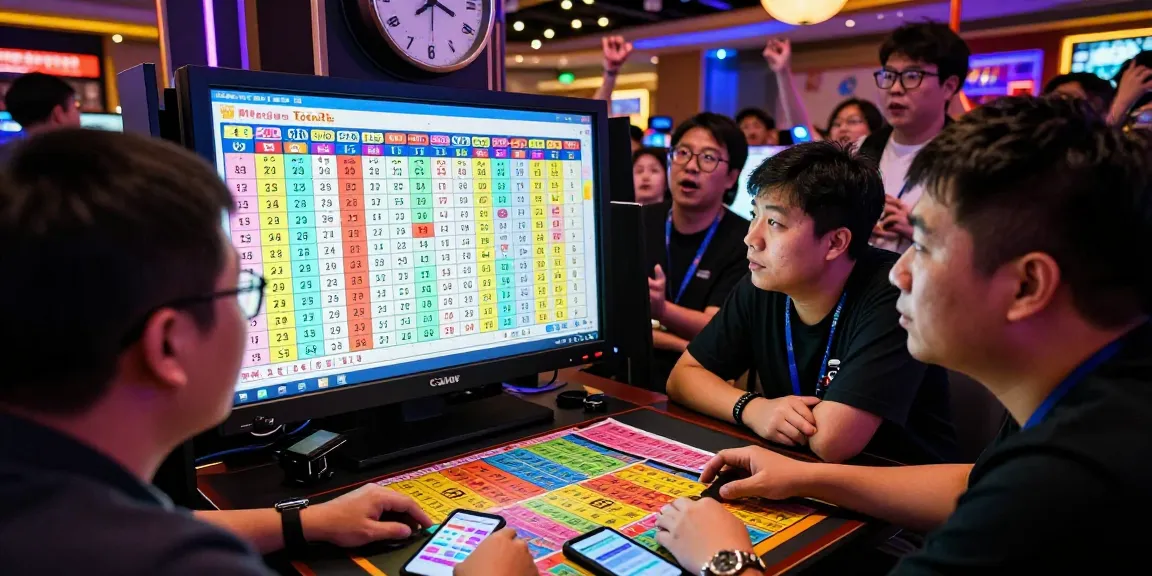 Exciting JNETOTO live draw scene with players eagerly watching results.