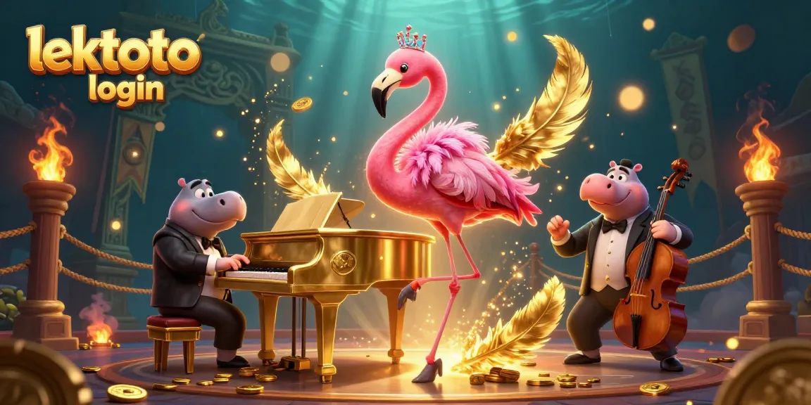 Engage with Lektoto login for an immersive 3D casino experience featuring vibrant characters and dynamic scenes.