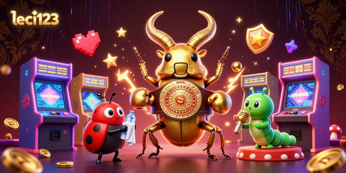 Experience the excitement of leci123 with a vibrant gaming illustration showcasing dynamic characters and casino elements.