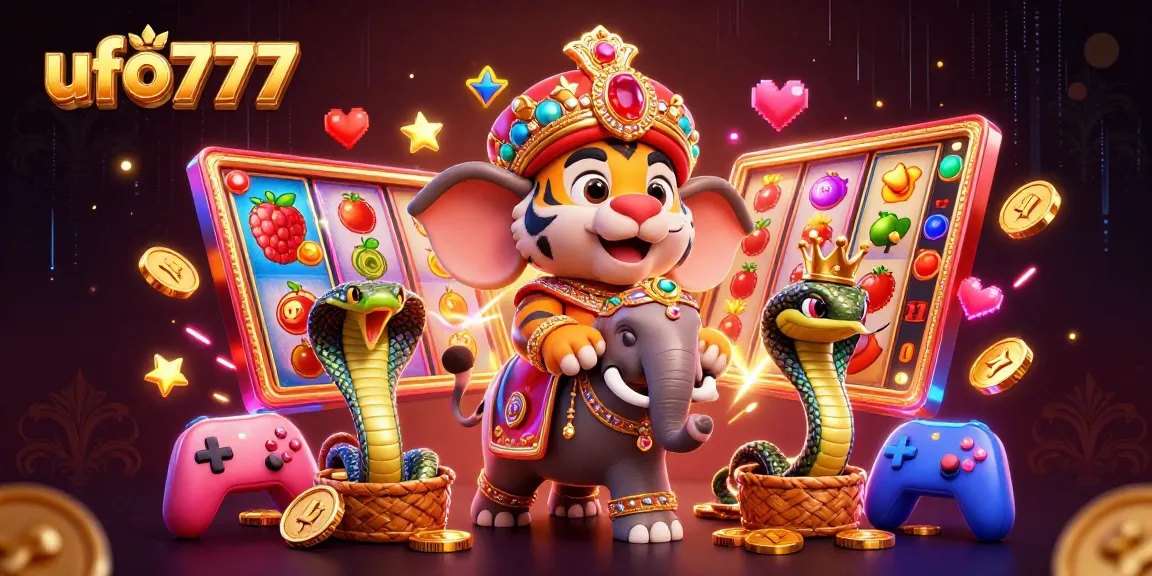 Experience thrilling slot action with ufo777 featuring a majestic maharaja riding an elephant amidst dazzling game elements.