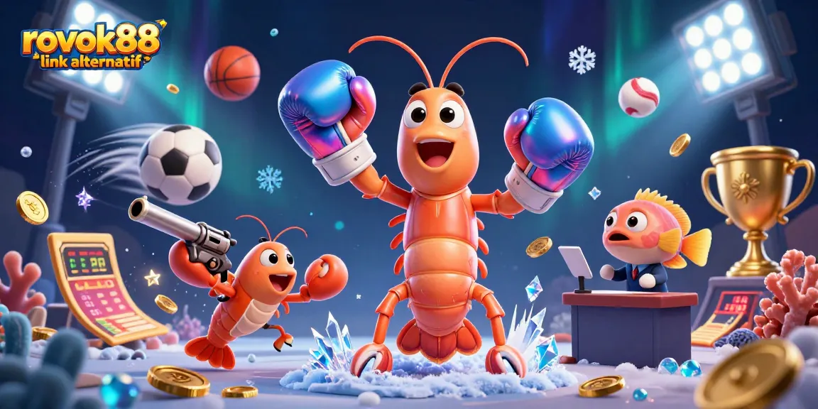 Join the action with the vibrant rokok88 link alternatif showcasing thrilling betting scenes filled with lively characters and sports elements.