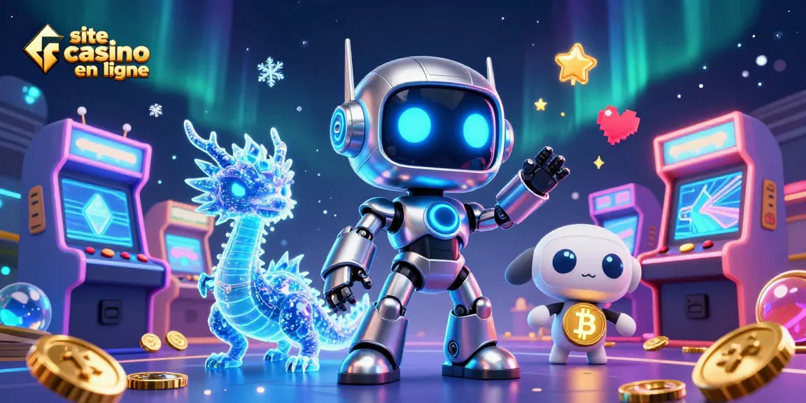 Découvrez les jeux sur notre site de casino en ligne avec un robot, un dragon holographique et un drone.