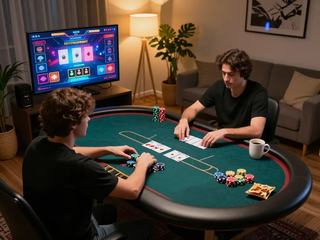 Players enjoying the onbet online poker experience with live dealer interaction and vibrant graphics.