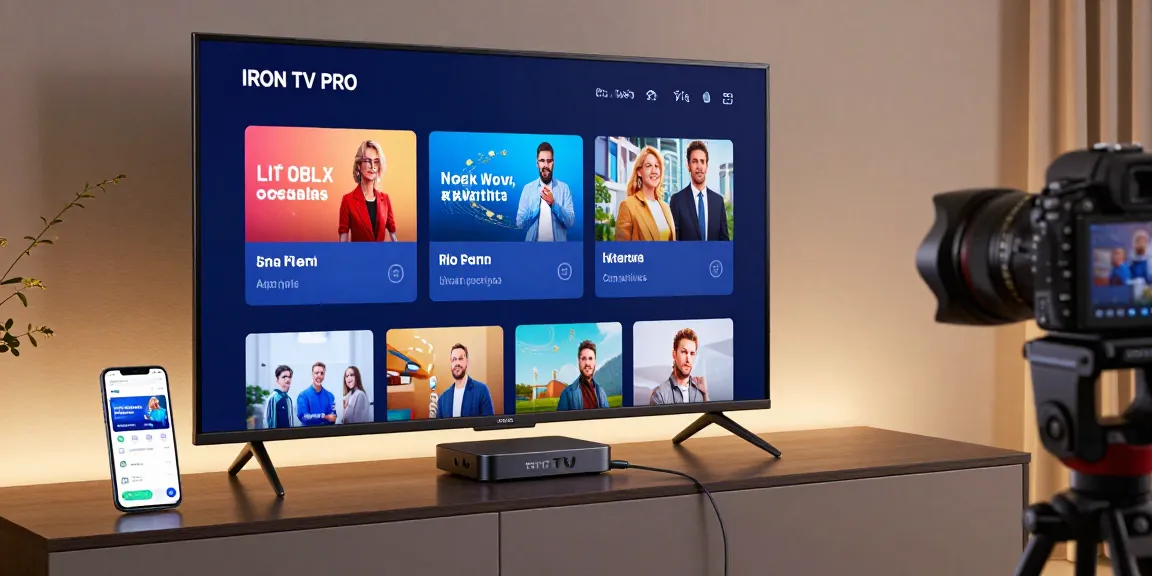 Iron tv pro : abonnement IPTV sécurisé pour streaming HD et 4K sur tous les appareils.