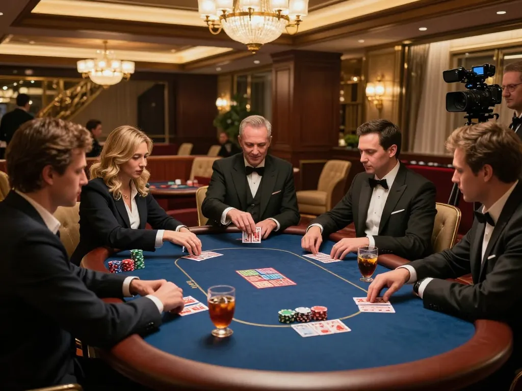 Enjoying a high-stakes poker game in an exclusive setting at 789betgo.