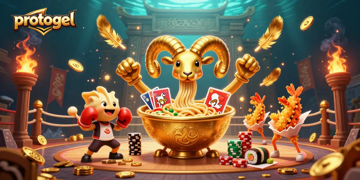 Experience the thrilling world of protogel with vibrant 3D characters and casino elements alive in action.