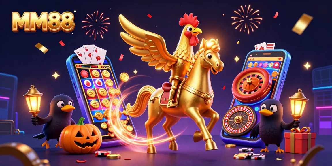 Win big at MM88 with vibrant casino games, golden coins, and thrilling action!