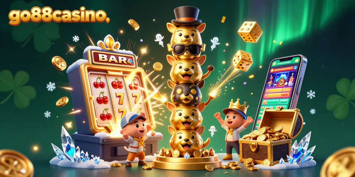 Spin the reels at go88casino with vibrant 3D casino elements and dazzling jackpot scenes.