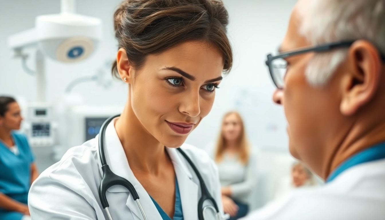 Vascular health assessment Sydney conducted by a healthcare professional in a modern clinic.