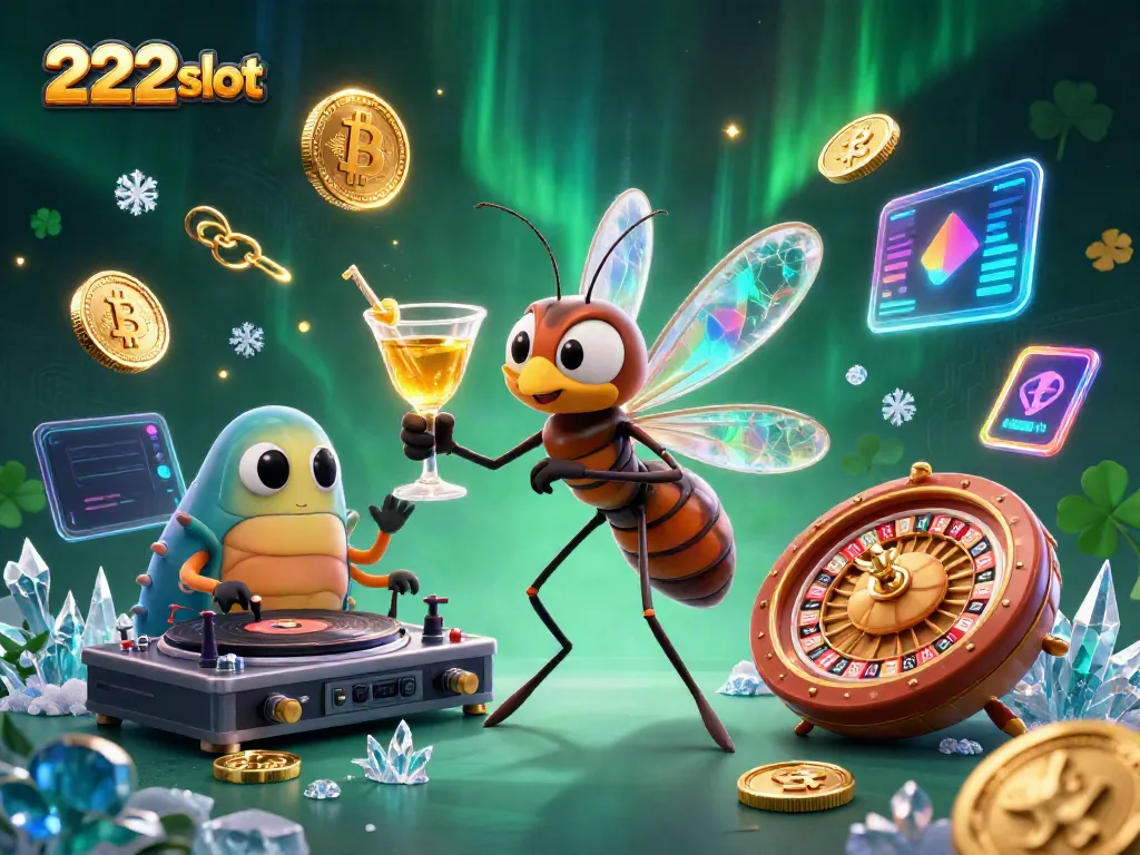 Menghidupkan kembali 222slot dengan karakter kasino ikonik dan elemen kripto menarik.