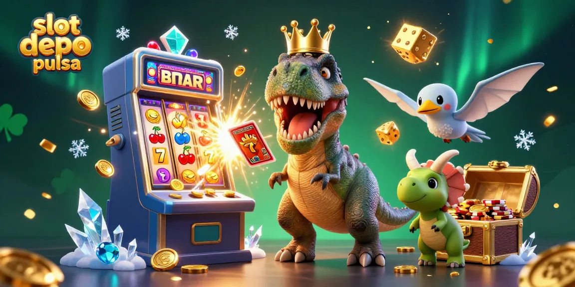 Menangkan jackpot di slot depo pulsa dengan ilustrasi kasino yang menarik!