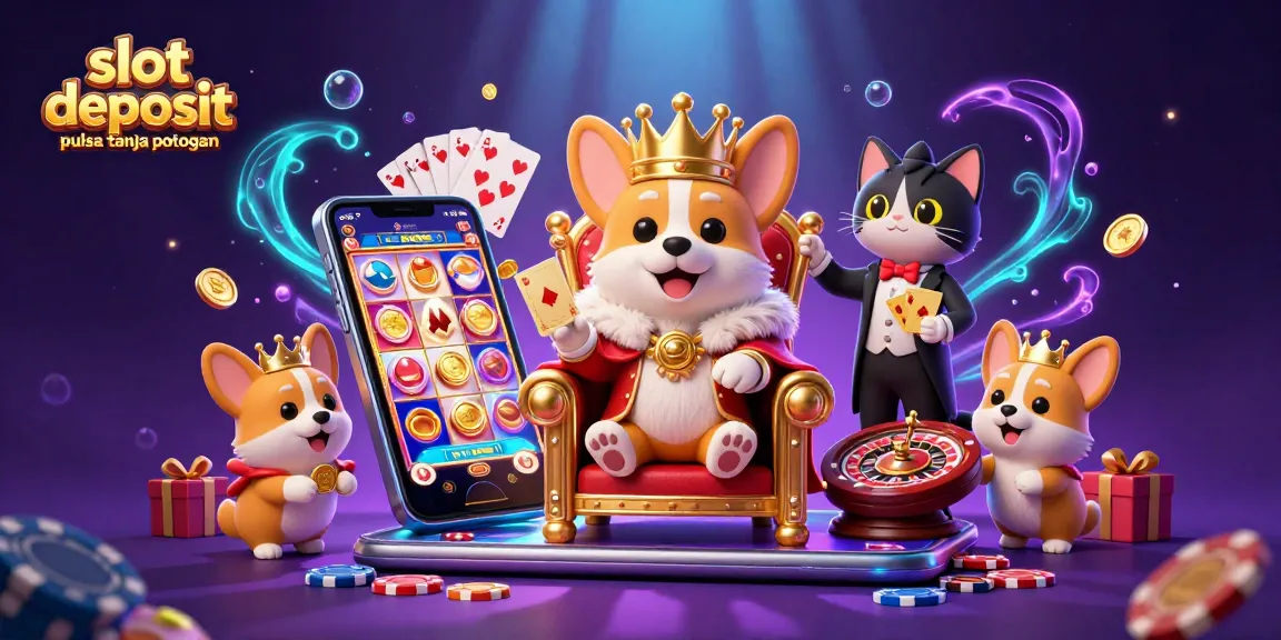 Experience the excitement of slot deposit pulsa tanpa potongan with vibrant characters and dynamic gaming elements.