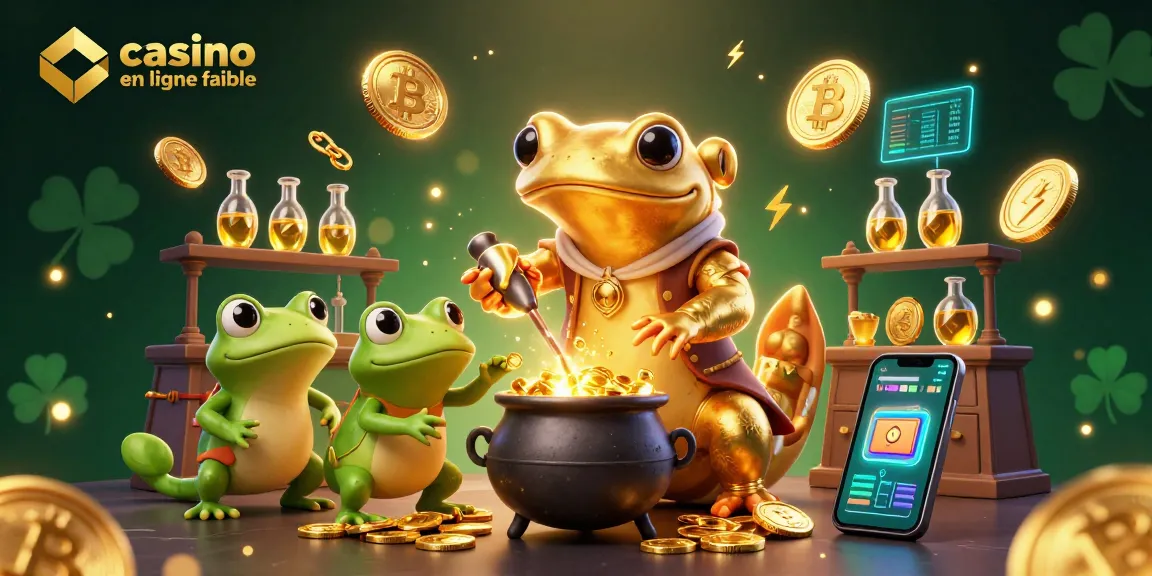 Découvrez des jeux dans un casino en ligne fiable avec un alchimiste et un apprenti au travail.