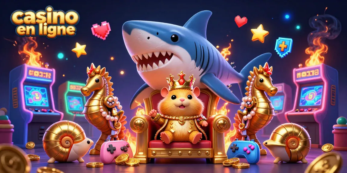 Découvrez un univers de jeux captivants sur le casino en ligne avec ce roi hamster et ses gardes.