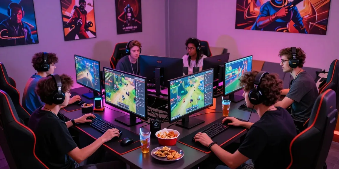 Engaging CIKA4D online gaming setup with diverse players and vibrant atmosphere