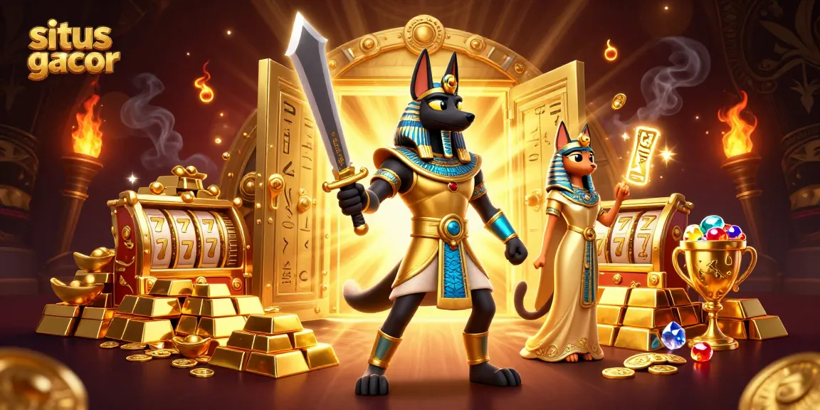 Spin the reels at situs gacor for thrilling slots and jackpot treasures in a vibrant Egyptian-themed casino